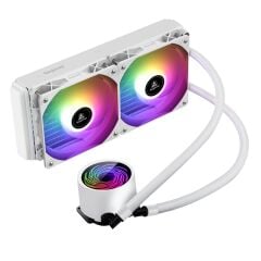 SEGOTEP BeVere 240 ARGB 260W Beyaz Sıvı İşlemci Soğutucusu (AM5 ve LGA1700 Uyumlu)