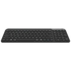 EVEREST KB-BT90 Siyah-Gri Bluetooth Şarjlı Kablosuz Klavye