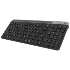 EVEREST KB-BT90 Siyah-Gri Bluetooth Şarjlı Kablosuz Klavye