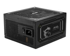 MSI MAG A1000GL PCIE5 II Siyah 1000W 80+ Gold Full Modüler Power Supply