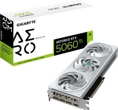 GIGABYTE GeForce RTX 5060TI AERO OC GV-N506TAERO OC-16GD GDDR7 16GB 128Bit Ekran Kartı