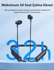 TAOTRONICS TT-BH115 ENC MIKROFONLU MIKNATISLI BOYUN ASKILI BLUETOOTH KULAKLIK