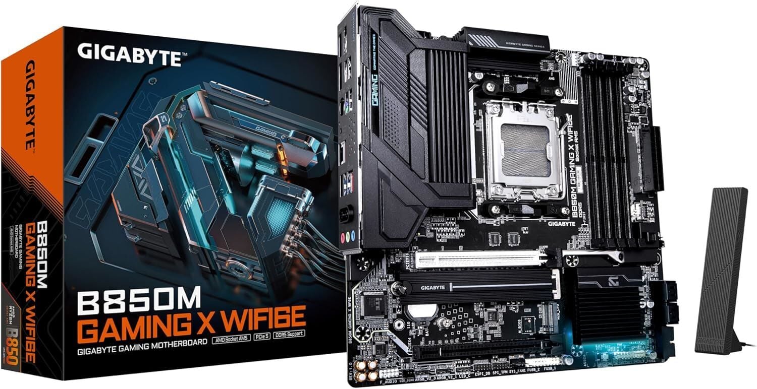 GIGABYTE B850M Gaming X WIFI6E AMD AM5 DDR5 Micro ATX Anakart