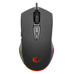 RAMPAGE SMX-G68 SPEAR V2 FULL RGB 12800 DPI Siyah 7D Makrolu Gaming Mouse