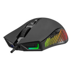 RAMPAGE SMX-G68 SPEAR V2 FULL RGB 12800 DPI Siyah 7D Makrolu Gaming Mouse