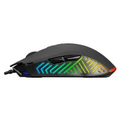 RAMPAGE SMX-G68 SPEAR V2 FULL RGB 12800 DPI Siyah 7D Makrolu Gaming Mouse
