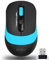 A4 TECH FG10 Siyah-Mavi Optik Nano Kablosuz Mouse-2000 DPI FG10-MAVI