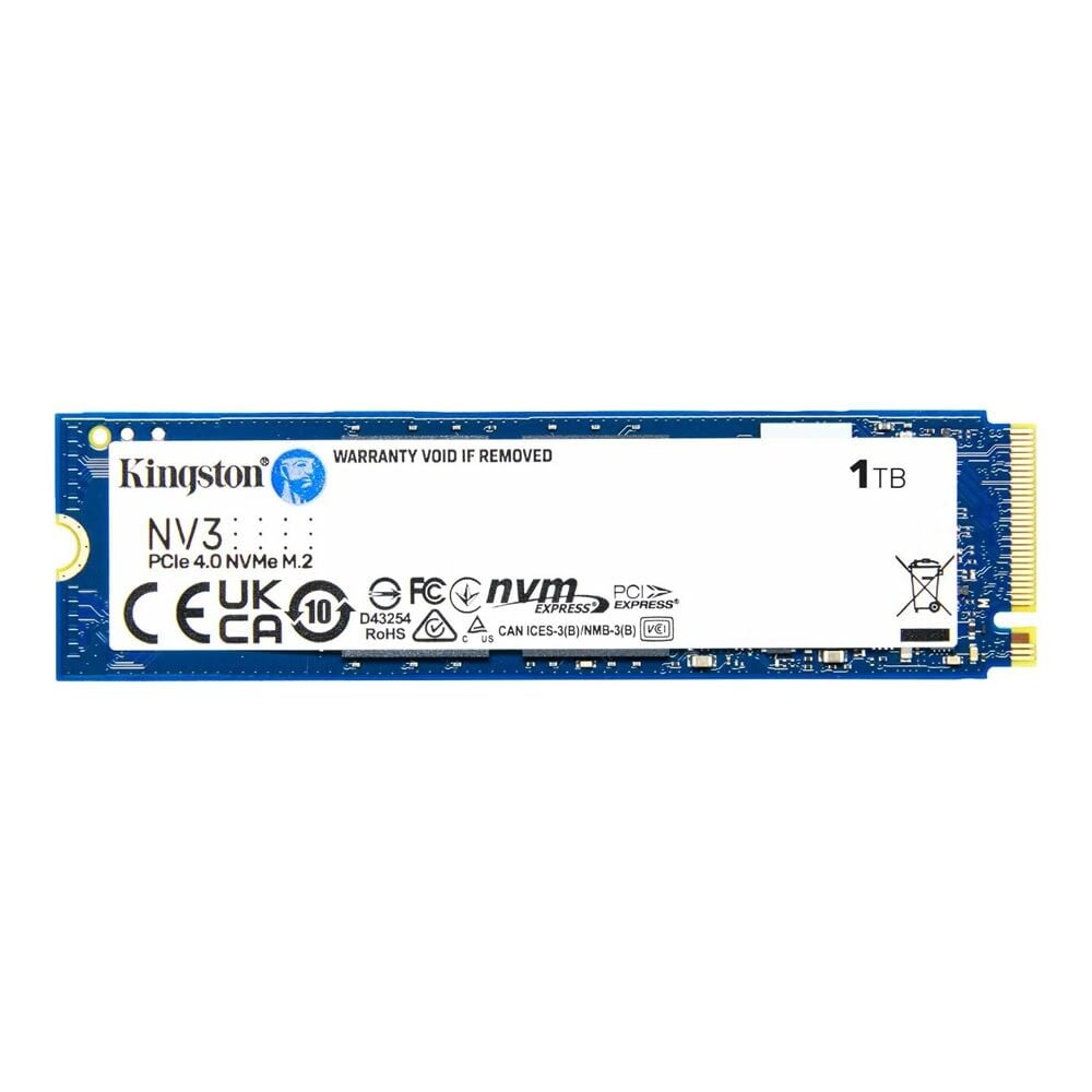 KINGSTON NV3 SNV3S/1000G 1TB 6000/4000MB/s Gen 4x4 NVMe SSD Disk