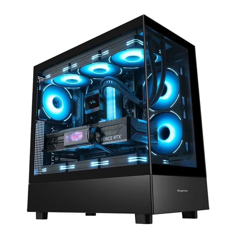 SEGOTEP Endura Pro+ Siyah 750W 80+ Bronze E-ATX PCIE 5.1 Kasa (6xARGB Fan)