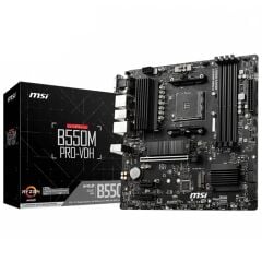 MSI B550M PRO-VDH AMD B550 Soket AM4 DDR4 4400(OC)MHz mATX Anakart