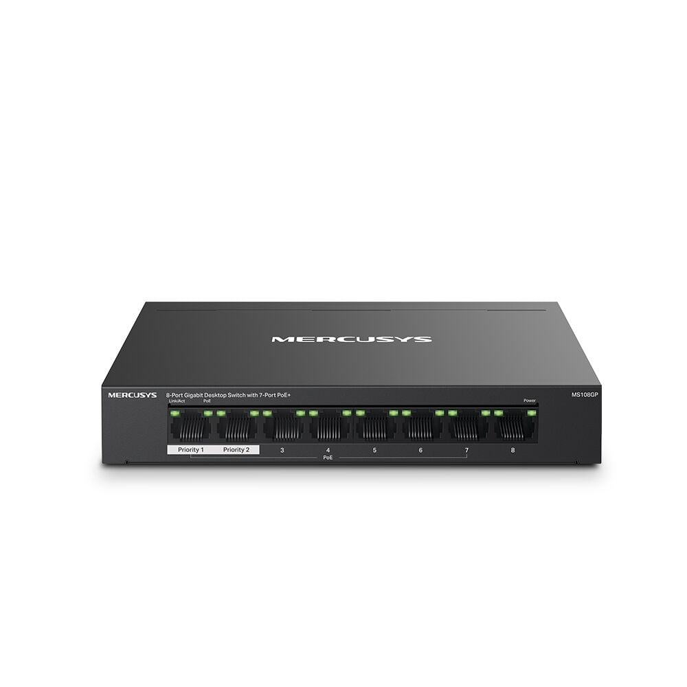 TP-LINK MERCUSYS MS108GP 8Port Gigabit Switch + Poe