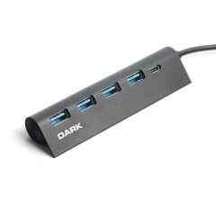 DARK Connect Master USB Type-A to 1xUSB-C Charge 4 Port USB2.0 HUB DK-AC-USB346