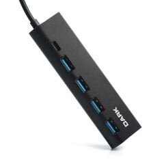 DARK Connect Master USB Type-A to 1xUSB-C Charge 4 Port USB2.0 HUB DK-AC-USB346