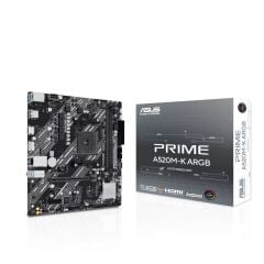 ASUS Prime A520M-K ARGB AM4 DDR4 5100(OC)MHz mATX Anakart