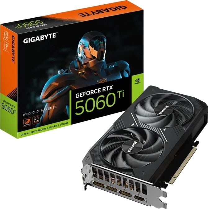 GIGABYTE GeForce RTX 5060TI WINDFORCE MAX OC GV-N506TWF2MAX OC-8GD GDDR7 8GB 128Bit Ekran Kartı