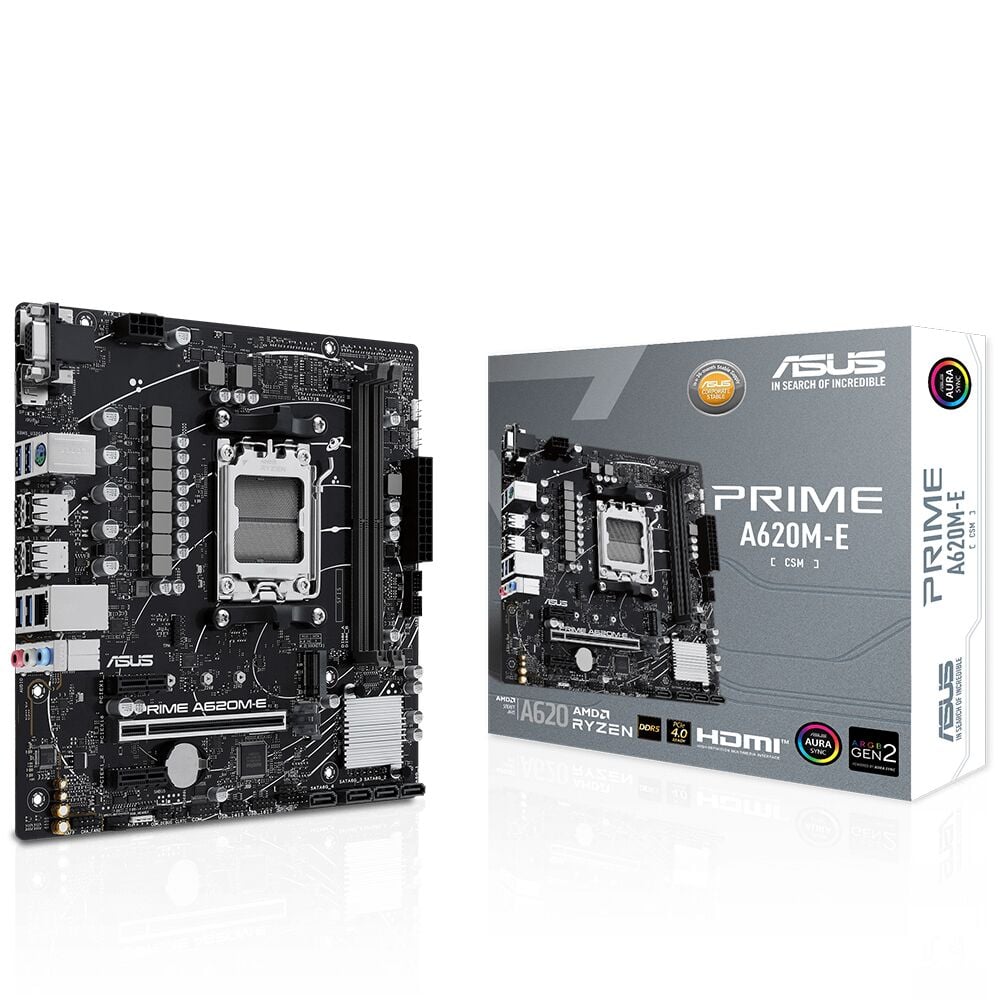ASUS PRIME A620M-E-CSM A620 AM5 Soket DDR5 6400(OC)MHz mATX Anakart