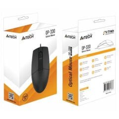 A4 TECH OP-330 USB SİYAH V-TRACK 1200 DPI MOUSE