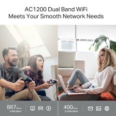 TP-LINK Archer C64 AC1200 Dual Band Wi-Fi Router
