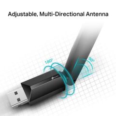 TP-LINK Archer T2U PLUS 600 MBPS YÜKSEK KAZANÇLI KABLOSUZ DUAL BAND USB ADAPTÖR