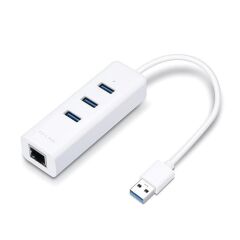 TP-LINK UE330 USB3.0 GGBT AĞ ADAPTÖRÜ İKİSİ BİR ARADA USB ADAPTÖR UE330