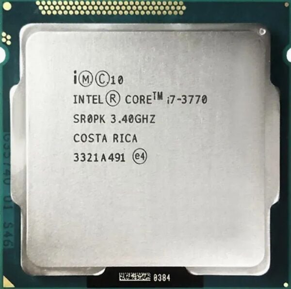 Intel Core i7 3770 3.4 Ghz 8mb 1155P Tray