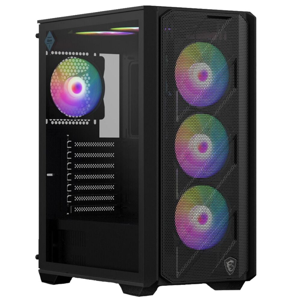 MSI MAG FORGE 141A B75 Black 750W 80+ Bronze 4xRGB Fan USB 3.2 Mid-Tower Kasa