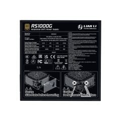 LIAN LI RS1000G Siyah 1000W 80+ Gold ATX POWER SUPPLY G9P.RS1000G.BH00.EU