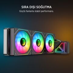 James Donkey Lugis JDC360 ARGB 360mm Siyah Sıvı İşlemci Soğutucu