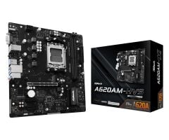 ASROCK A620AM-HVS AMD A620 Soket AM5 DDR5 6800(OC)MHz mATX Anakart