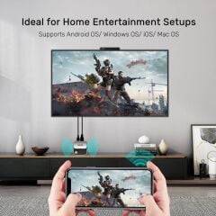 UNITEK 4K 60Hz Kablosuz Görüntü Aktarım Cihazı - iOS, MacOS,Android,Windows