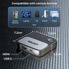 UNITEK 4K 60Hz Kablosuz Görüntü Aktarım Cihazı - iOS, MacOS,Android,Windows