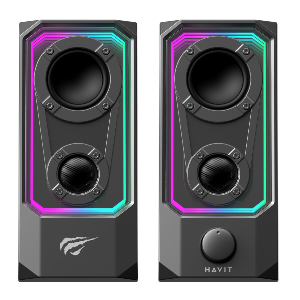 HAVIT Gamenote SK219 RGB Oyuncu Kablolu Bluetooth Hoparlör - Çift Modlu