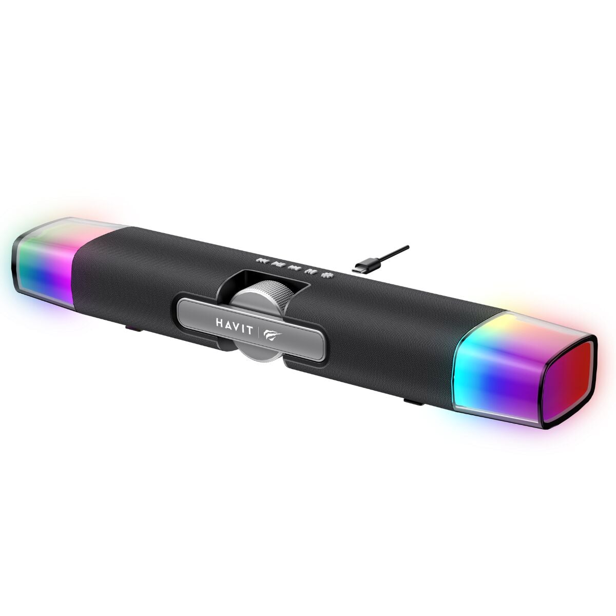 HAVIT Gamenote SK222 RGB Oyuncu Kablolu Bluetooth Soundbar Hoparlör - Çift Modlu