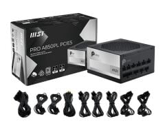 MSI PRO A850PL PCIE5 850W 80+ Platinum Full Modüler Power Supply