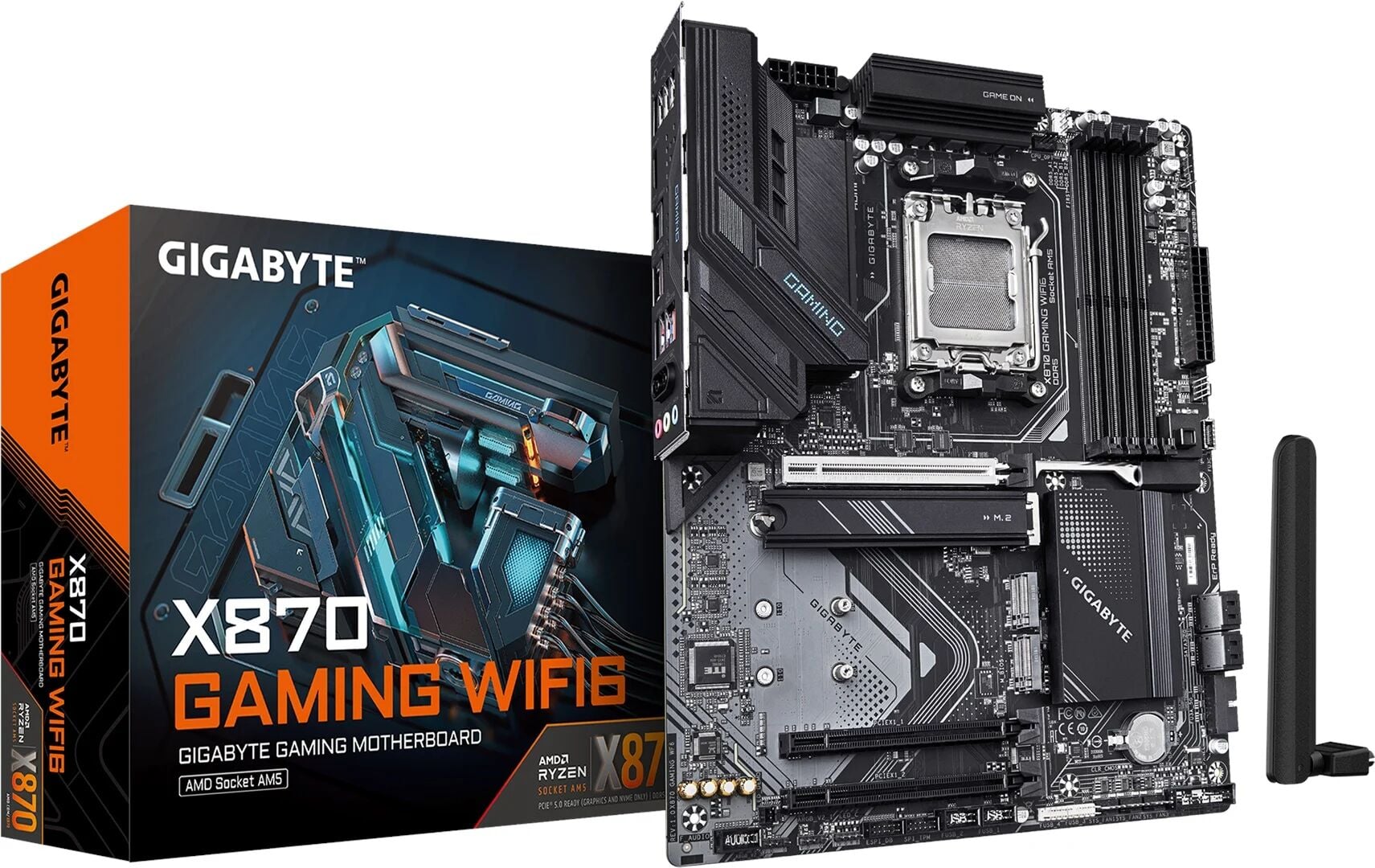 GIGABYTE X870 GAMING Soket AM5 DDR5 8200(OC) MHz Wifi 6 ATX Anakart