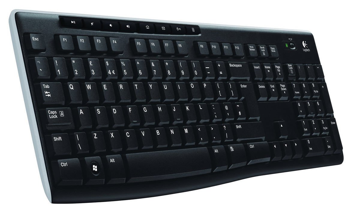 LOGITECH K270 Q TR Kablosuz Multimedya Siyah Klavye 920-003761