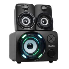 DARK SP-214 Total 11W RMS 7 Farklı Renk Titreşimli LED 2+1 Multimedia Speaker DK-AC-SP214
