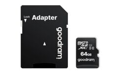 GOODRAM 64GB M1AA-0640R12 CL10 MICROSD HAFIZA KARTI