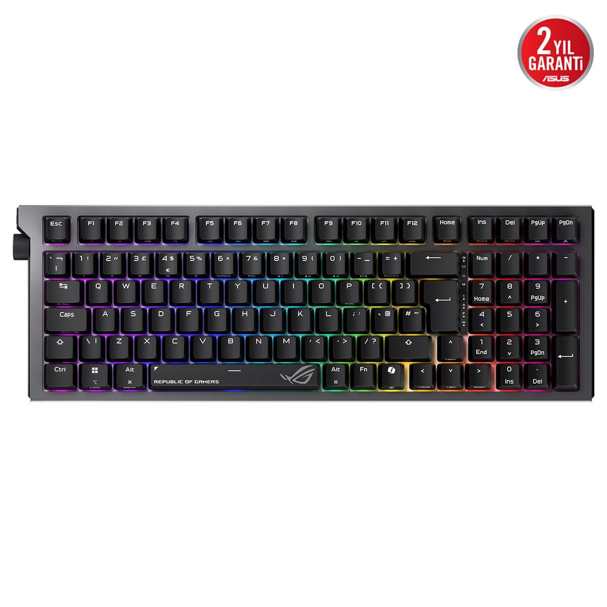 ASUS ROG X903 Strix Morph 96 Wireless ROG NX V2 Switch Hotswap RGB Mekanik Kablosuz Klavye