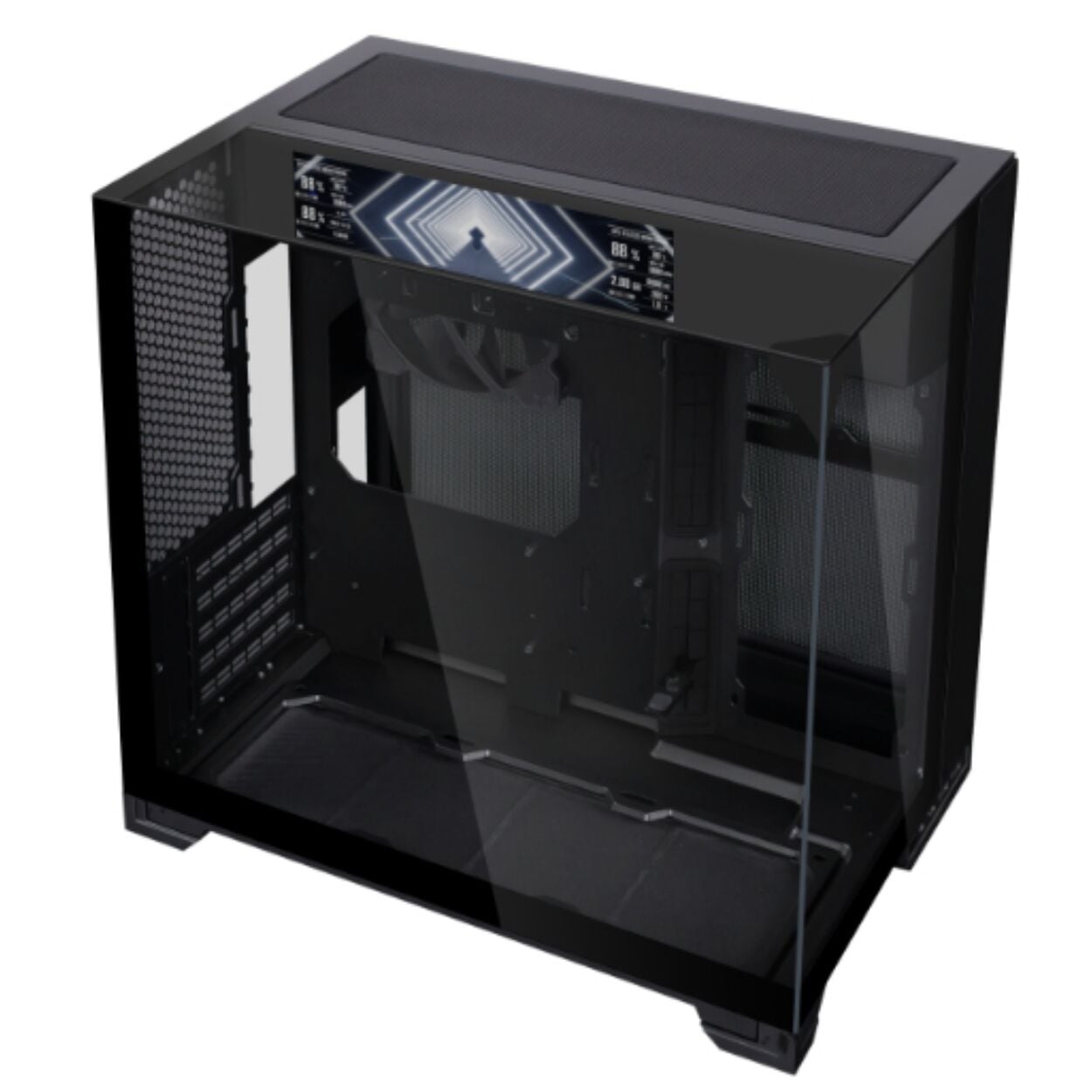 LIAN LI O11 Vision M Digital Siyah Mid Tower mATX Kasa G99.O11VMDX.00