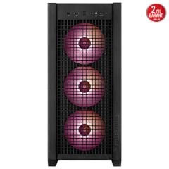 ASUS TUF Gaming GT302 TG ARGB Temperli Cam USB 3.2 Siyah E-ATX Mid-Tower Kasa