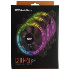 DF CF11 PRO 3pin A-RGB 3x12cm Fan Kit 3 LÜ