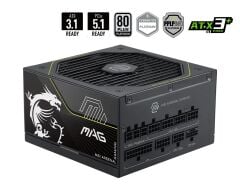 MSI MAG A1200PLS PCIE5 Siyah 1200W 80+ Platinum Full Modüler Power Supply