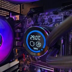 AIGO DN240D ARGB 240mm Siyah Sıvı Soğutma 1700 - AM5 1851