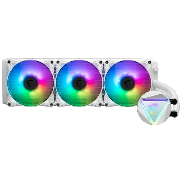 MSI MAG CORELIQUID 360R V2 WHITE 360 MM SIVI İŞLEMCİ SOĞUTUCUSU