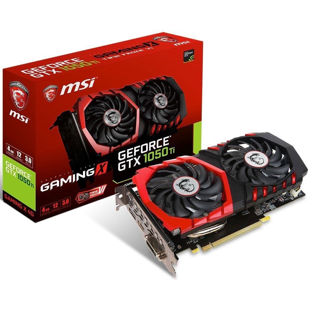 MSI GEFORCE GTX 1050 TI GAMING X 4G 4GB GDDR5 128bit NVIDIA Ekran Kartı