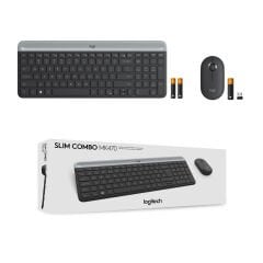 LOGITECH MK470 KABLOSUZ KLAVYE MOUSE SETİ SİYAH 920-009435