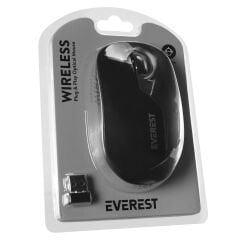 EVEREST SMW-973 Usb Siyah 2.4Ghz Kablosuz Mouse