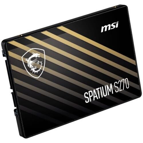 MSI SPATIUM S270 480GB 500-450Mbs Sata 3,2,5 3D NAND SSD