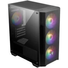 MSI MAG FORGE M100A Akrilik Yan Panel RGB Micro Atx Oyuncu Kasa PSU YOK